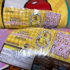 チップとデール ギガザッカふわふわビッグ毛布セット
