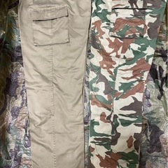 陸上自衛隊1971年度 65式作業服　熊笹迷彩　旧迷彩　迷彩服1型