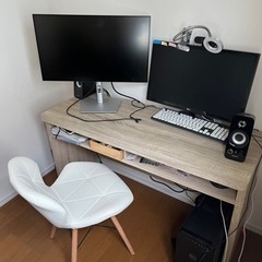 4/15 引渡し限定　デスク　幅120 奥行き45 高さ70 木製の画像