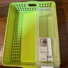 (写真あとで)100均の収納ケースいろいろ