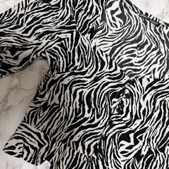 🤍新品　ゼブラトップス　XSの画像