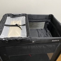 カトージ　プレイヤード　折りたたみベビーベッドの画像
