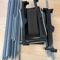 ニトリ　カーテン式ワードローブ　クーリ　79cm幅の画像