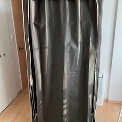 ニトリ　カーテン式ワードローブ　クーリ　79cm幅の画像