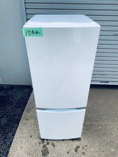 ✨2019年製✨1553番 東芝✨冷凍冷蔵庫✨GR-P15BS(W)‼️