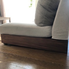 【お引き取り確定しています】ローソファ　2.5人掛けの画像