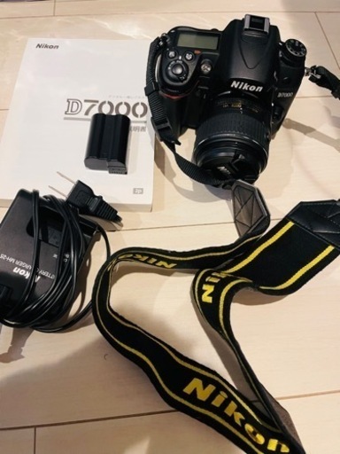 ネット決済　美品 フルセット 一眼レフ カメラ nikon D7000 18-50mm f3.5-5.6 ズームレンズセット