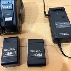 ジャンク　MINOLTA ミノルタ　S-VHS ムービーカメラ　CX-65セットの画像