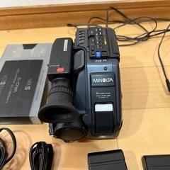 ジャンク　MINOLTA ミノルタ　S-VHS ムービーカメラ　...