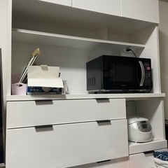 食器棚　レンジボード　ファミリー向け