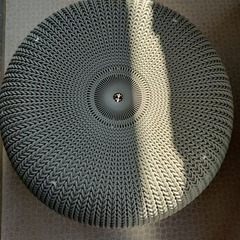 【5/16廃棄予定】knit　室外用チェアー　５年使用