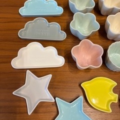 カラフル★離乳食食器セット　21点の画像