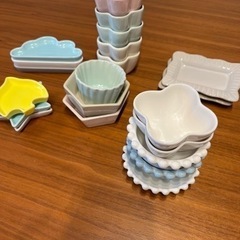 カラフル★離乳食食器セット　21点の画像