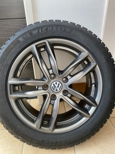 215/55/R17 ピッチ112mm 5穴 スタッドレス付きホイール