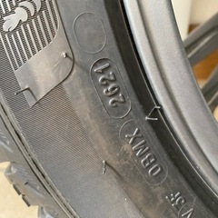 215/55/R17 ピッチ112mm 5穴 スタッドレス付きホイールの画像