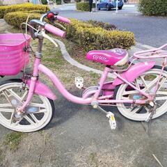 プリンセスシャイニー子供用自転車16インチの画像