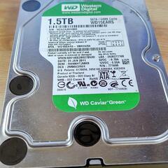 ハードディスク WD15EARS 1.5TB 注意