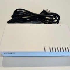 エレコム スイッチングハブ ギガビット 8ポート EHC-G08PN-JWの画像