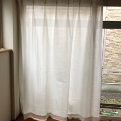 お取引き先が決まりました　レースのカーテン