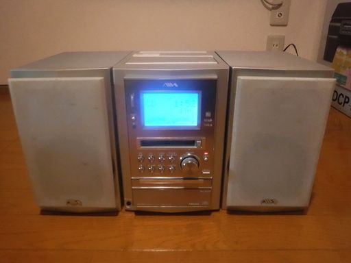 ※取引中※【早い者勝ち・美品】オーディオコンポ （AIWA・日本製・購入時価格約23,000円）