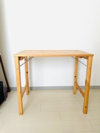 無印良品　パイン材テーブル・折りたたみ式