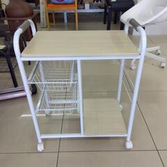 HJ457【中古】キッチンワゴン キャスター付き