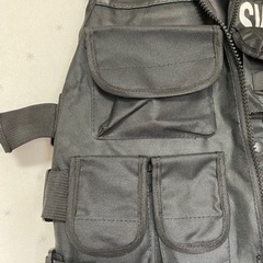 サバゲー用 防弾チョッキ SWAT タクティカルベスト ブラックの画像