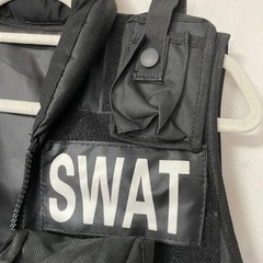 サバゲー用 防弾チョッキ SWAT タクティカルベスト ブラックの画像