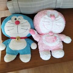 ドラえもんぬいぐるみピンク＆ブルーのセット