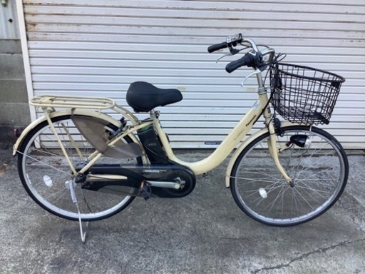 21パナソニック新機種電動アシスト自転車vivi 26インチ　イエローボディー