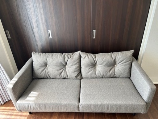 東谷 3人掛けソファ グレー 未使用品