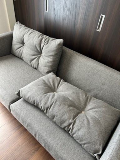 東谷 3人掛けソファ グレー 未使用品