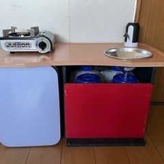 キャンピングカー　システムキッチン