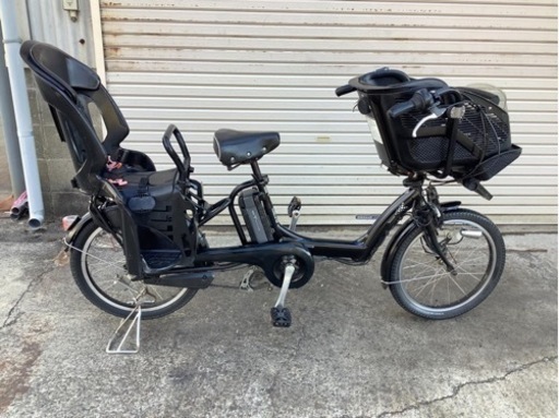 22ブリヂストン新機種電動アシスト自転車angelino20インチブラックアルミボディー