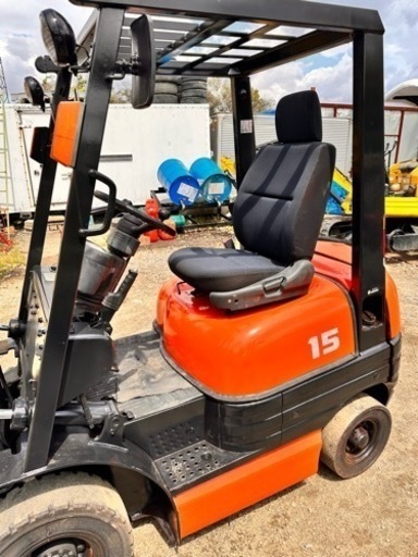TOYOTAトヨタフォークリフト　6FGL15 パワステ　ミッション車　1682hr再塗装　整備済　作動品