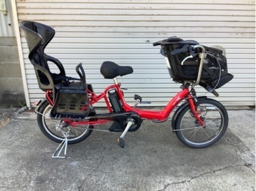 24ブリヂストン新機種電動アシスト自転車angelino20インチレッドアルミボディー