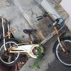 ジャンク　電動自転車2台ほかの画像