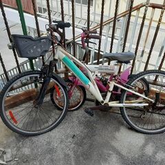 ジャンク　電動自転車2台ほかの画像