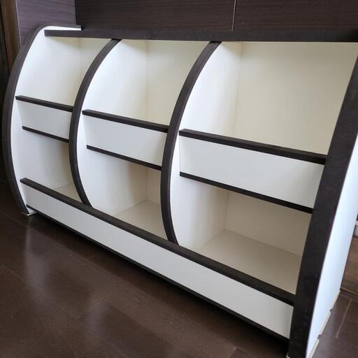 日本製 おもちゃ収納棚 (完成品)