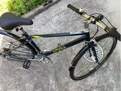 鍵付きオートライト　半年利用　26インチ クロスバイク 自転車