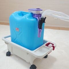 ポリタンクトレー&灯油ポンプ電動&ポリタンク セットで！