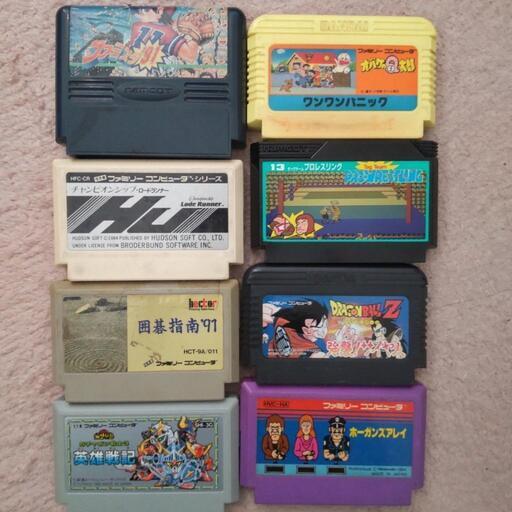 ファミコンソフト　8本セット!
