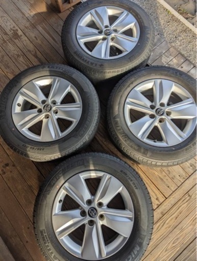 60ハリアー　純正ホイール4本セット　ホイール美品