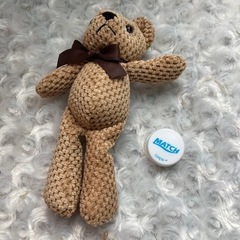 ベビー　くまさん帽子　くまさんキーホルダーの画像