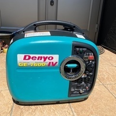 DenyoデンヨーGE-1600インバーター発電機　美品