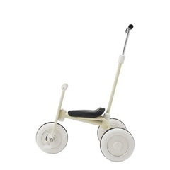 【美品】無印良品 舵取り棒付き三輪車の画像