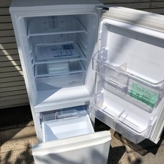 7179 三菱 146L 2ドアノンフロン冷蔵庫 MR-P15ED-KW