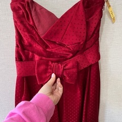 パーティドレス⭐︎赤の画像