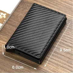 【未開封品】ミニウォレット/カーボンレザーの画像