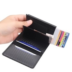 【未開封品】ミニウォレット/カーボンレザーの画像